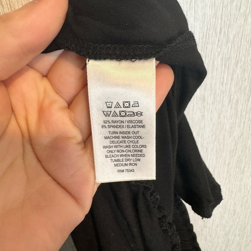 Joie Black Stretchy Sleeveless Scoop Neck Elastic Waist Jumpsuit size XS - Picture 7 of 7